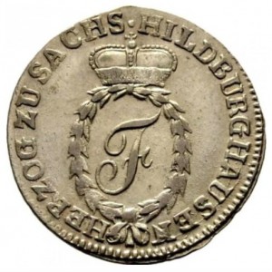 Аверс монеты Саксен-Гильдбурггаузен, 6 крейцеров, 1805-1818