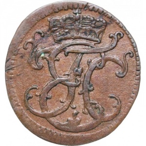 Аверс монеты Саксен-Гильдбурггаузен, 1 геллер, 1759-1766