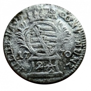 Аверс монеты Саксен-Гильдбурггаузен, 1/48 талера, 1770