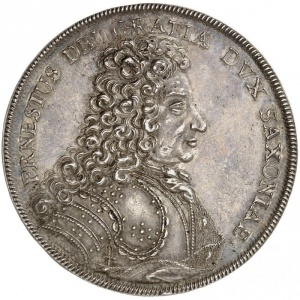 Аверс монеты Саксен-Гильдбурггаузен, 1 талер, 1708