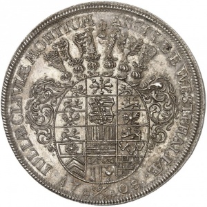 Реверс монеты Саксен-Гильдбурггаузен, 1 талер, 1708