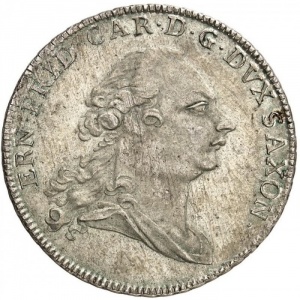 Аверс монеты Саксен-Гильдбурггаузен, 1 талер, 1760