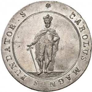 Реверс монеты Мюнстерское княжество-епископство, 1 талер, 1801, Sede Vacante
