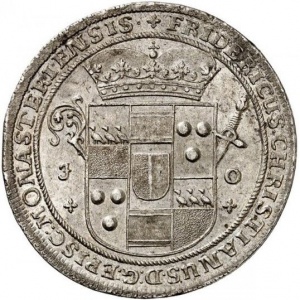 Аверс монеты Мюнстерское княжество-епископство, 24 мариенгроша, 1694-1695