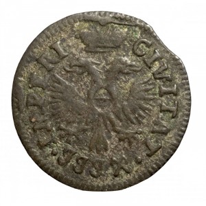 Аверс монеты Любек, 1 дрейлинг, 1727-1747