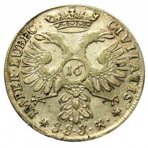 Аверс монеты Любек, 16 шиллингов, 1728
