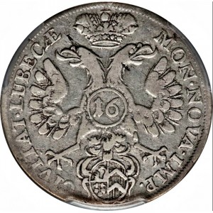 Аверс монеты Любек, 16 шиллингов, 1731-1758