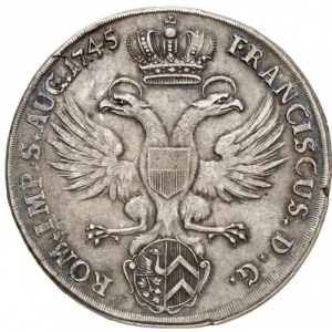 Реверс монеты Любек, 1 талер, 1745