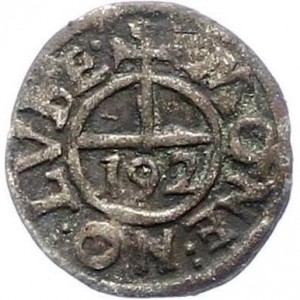 Аверс монеты Любек, 1/192 талера, 1655-1668