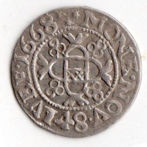 Реверс монеты Любек, 1 шиллинг, 1620-1671