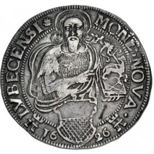 Аверс монеты Любек, 1 талер, 1620-1627