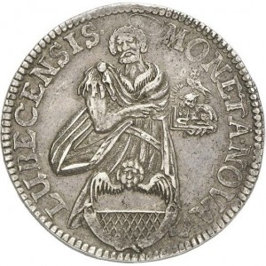 Аверс монеты Любек, 1 талер, 1680-1683