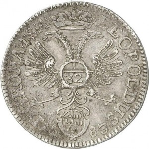 Реверс монеты Любек, 1 талер, 1680-1683