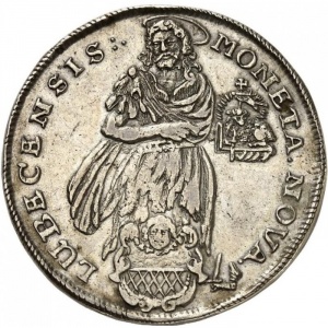 Аверс монеты Любек, 1 талер, 1690-1696