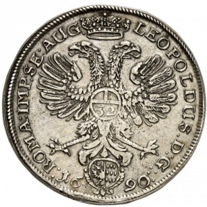 Реверс монеты Любек, 1 талер, 1690-1696