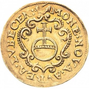 Реверс монеты Любек, 1 голдгульден, 1622-1675