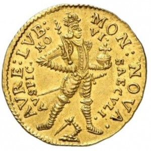 Аверс монеты Любек, 2 дуката, 1656-1716