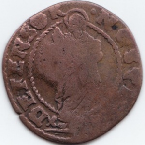 Реверс монеты Венецианская республика, 12 багаттино, 1618