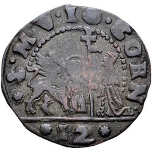 Аверс монеты Венецианская республика, 12 багаттино, 1625
