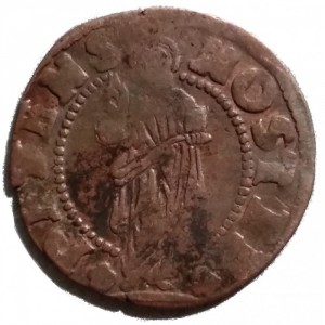 Реверс монеты Венецианская республика, 12 багаттино, 1655