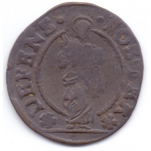 Реверс монеты Венецианская республика, 12 багаттино, 1676
