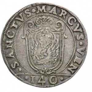 Реверс монеты Венецианская республика, 1 скудо, 1618-1622