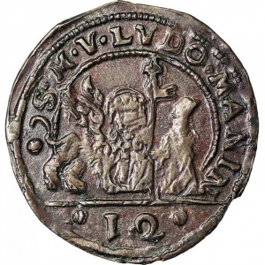 Аверс монеты Венецианская республика, 12 багаттино, 1789