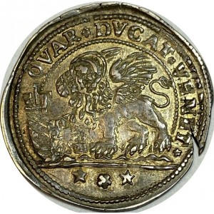 Реверс монеты Венецианская республика, ¼ дуката, 1752-1753