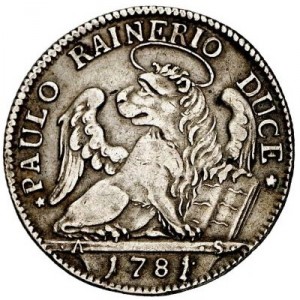 Реверс монеты Венецианская республика, ¼ талера, 1780-1786