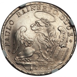 Реверс монеты Венецианская республика, ½ талера, 1780-1787