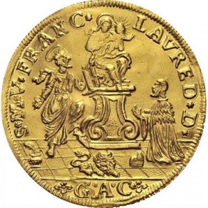 Аверс монеты Венецианская республика, 1 озелла, 1752