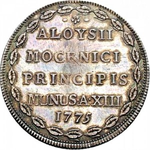 Реверс монеты Венецианская республика, 1 озелла, 1775