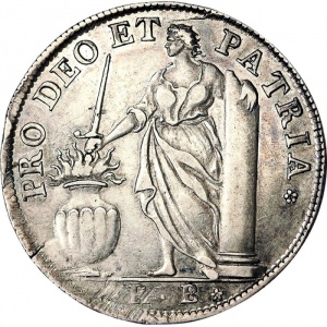 Аверс монеты Венецианская республика, 1 озелла, 1780