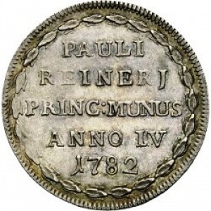 Реверс монеты Венецианская республика, 1 озелла, 1782