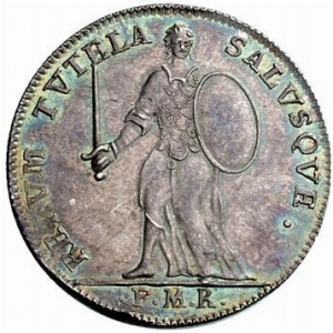 Аверс монеты Венецианская республика, 1 озелла, 1786