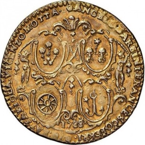 Реверс монеты Венецианская республика, 1 озелла, 1788