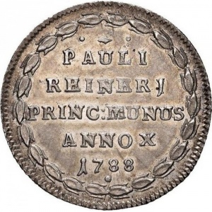 Реверс монеты Венецианская республика, 1 озелла, 1788