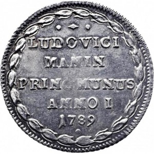 Реверс монеты Венецианская республика, 1 озелла, 1789