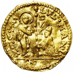 Аверс монеты Венецианская республика, ¼ цехина, 1789