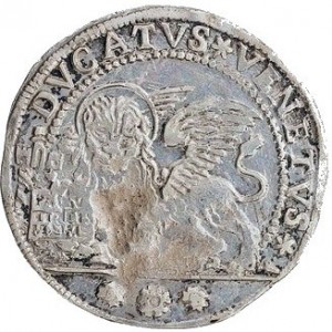 Реверс монеты Венецианская республика, 1 дукат, 1752-1753