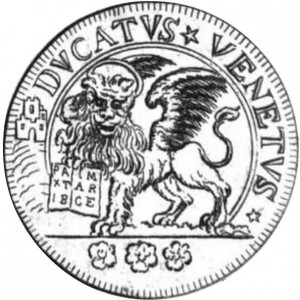 Реверс монеты Венецианская республика, 1 дукат, 1762