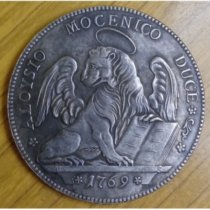 Аверс монеты Венецианская республика, 1 талер, 1768-1769