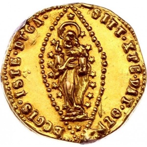 Реверс монеты Венецианская республика, ½ цехина, 1789