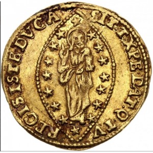 Реверс монеты Венецианская республика, 1 цехин, 1752