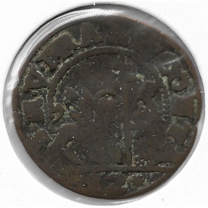 Аверс монеты Венецианская республика, 12 багаттино, 1722
