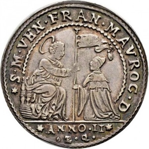Аверс монеты Венецианская республика, 1 озелла, 1689, Победы над турками