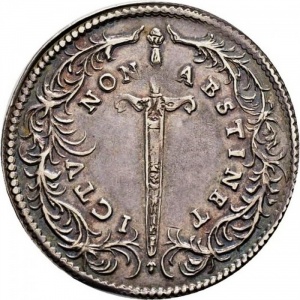 Реверс монеты Венецианская республика, 1 озелла, 1689, Победы над турками