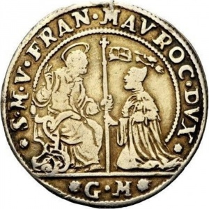 Аверс монеты Венецианская республика, 1 озелла, 1692