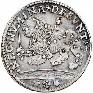 Реверс монеты Венецианская республика, 1 озелла, 1696