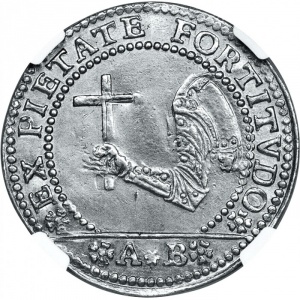 Реверс монеты Венецианская республика, 1 озелла, 1697